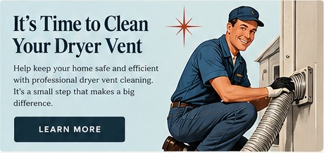 It is time to clean your dryer vent sponsored content example
