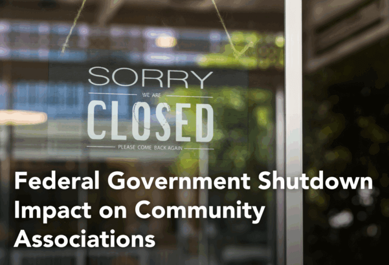 Federal Government Shutdown Impact on Community Associations